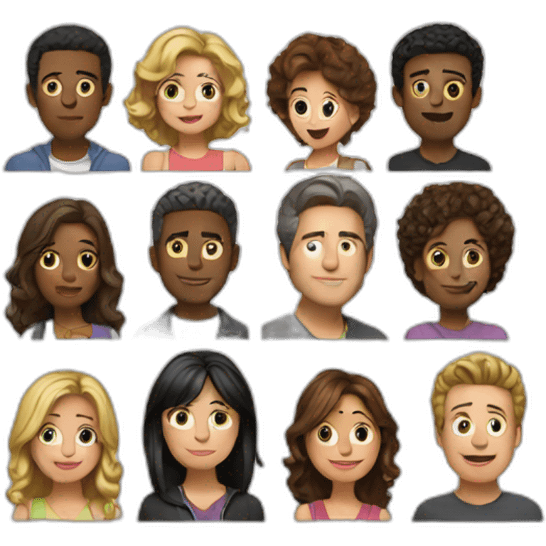 Friends movie emoji