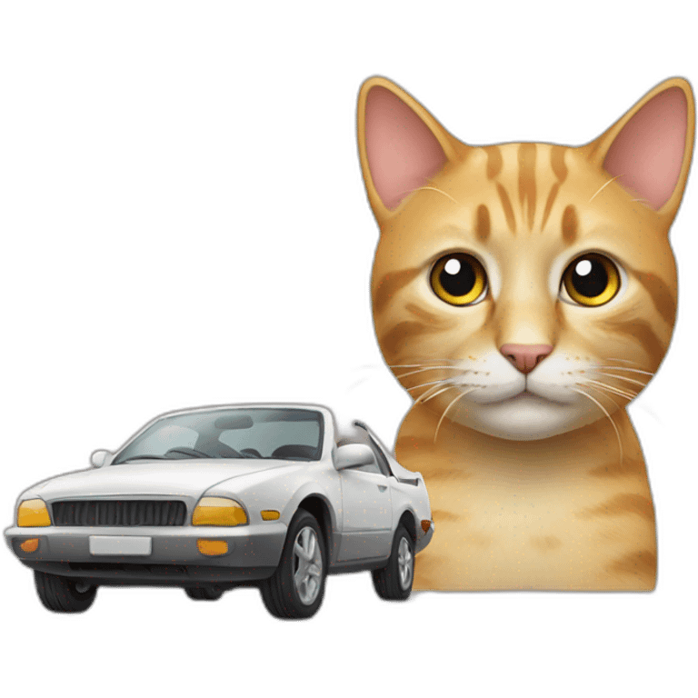 Cat-car emoji