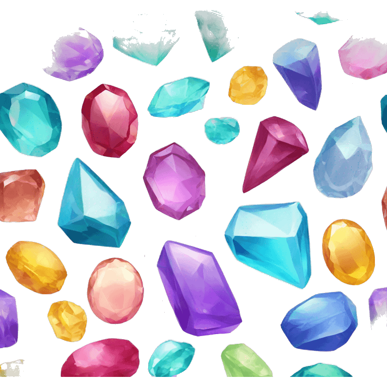 Shiny Colorful Pastel Gemstone emoji