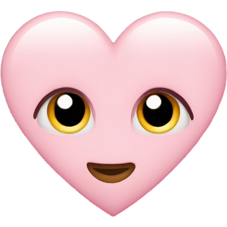 light pink heart  emoji