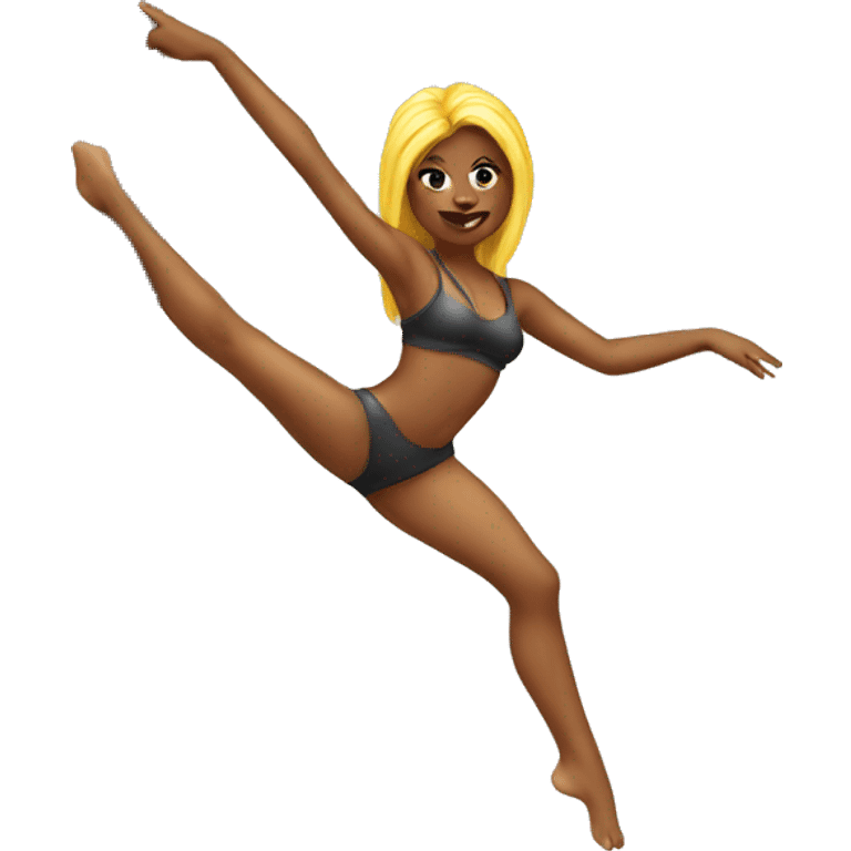 pole dance miniature emoji