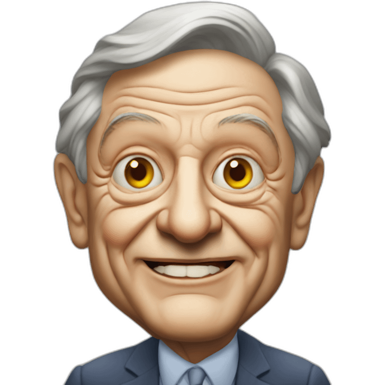 George Soros clown emoji