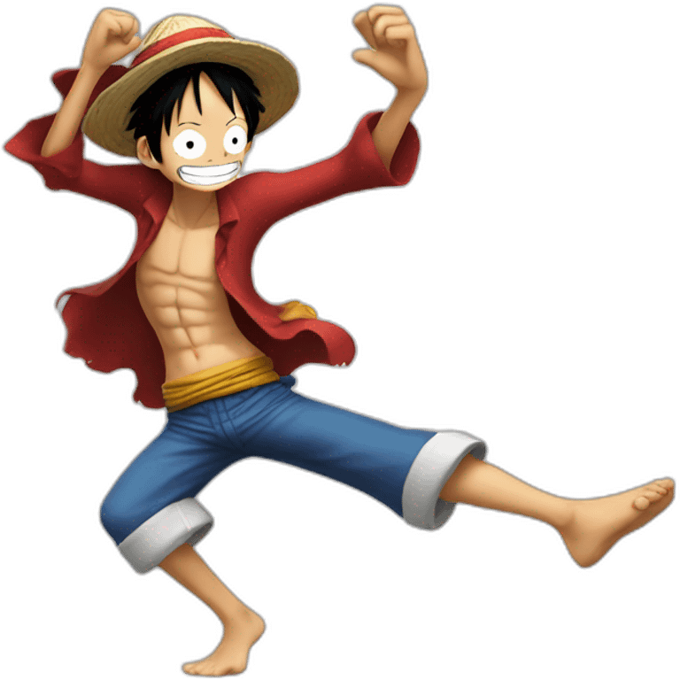 Luffy qui danse emoji