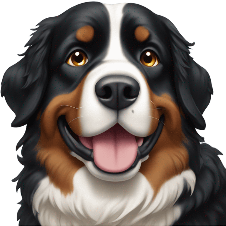 bernese mountain dog  emoji