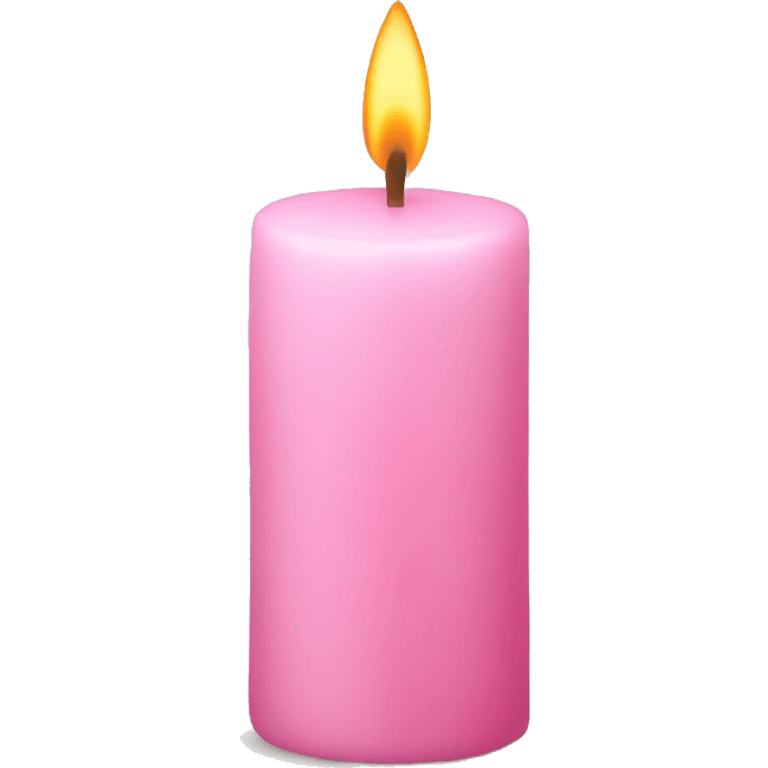 baby pink candle  emoji