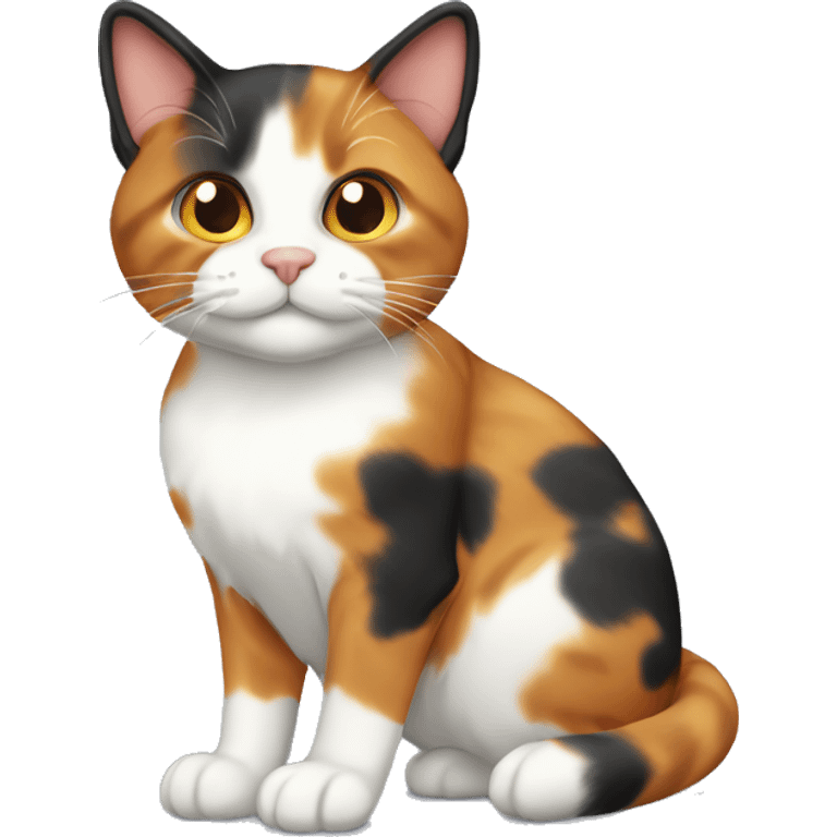 Calico cat emoji