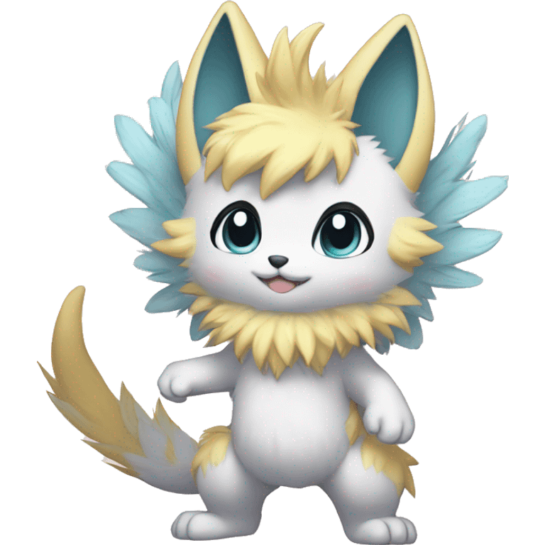 Anthro-Pastel-Fur-Sona-Chibi-Shiny-Fakémon full body emoji