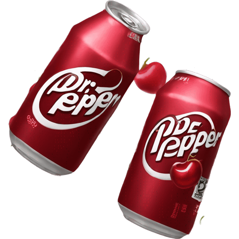 Cherry Dr Pepper soda emoji