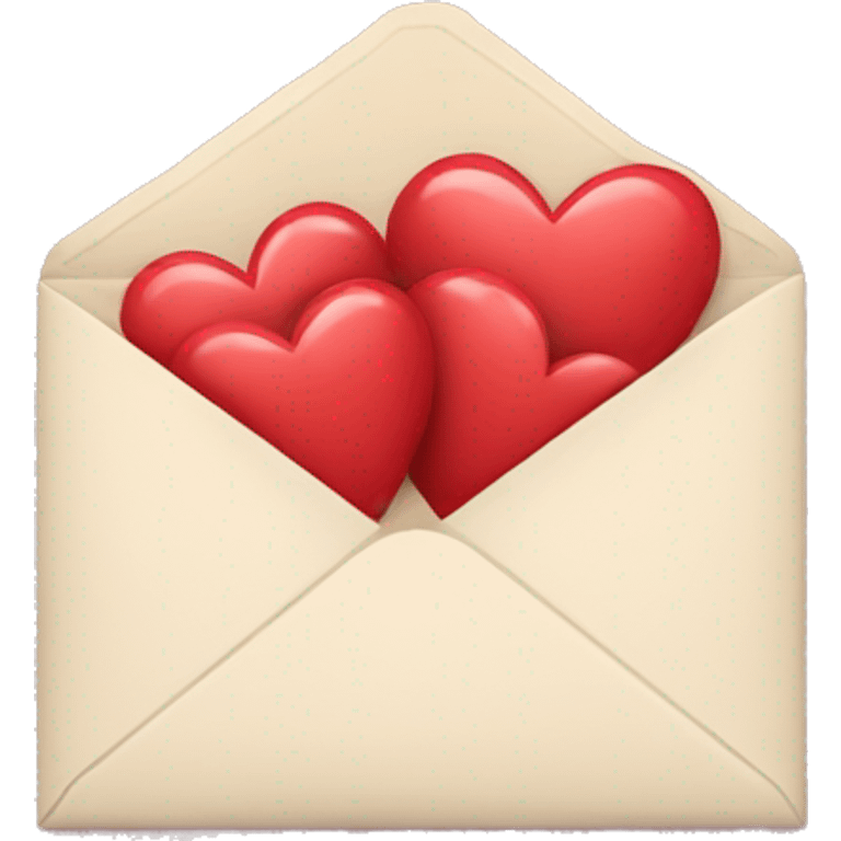 envelope hearts love emoji