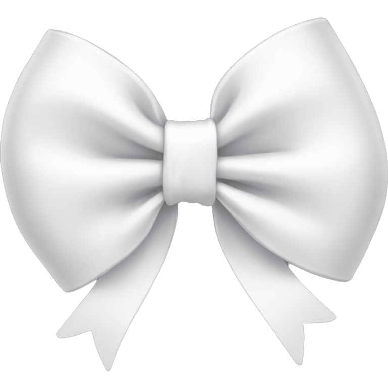 White bow emoji