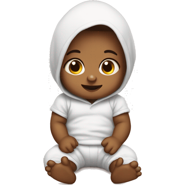 Cute baby  emoji