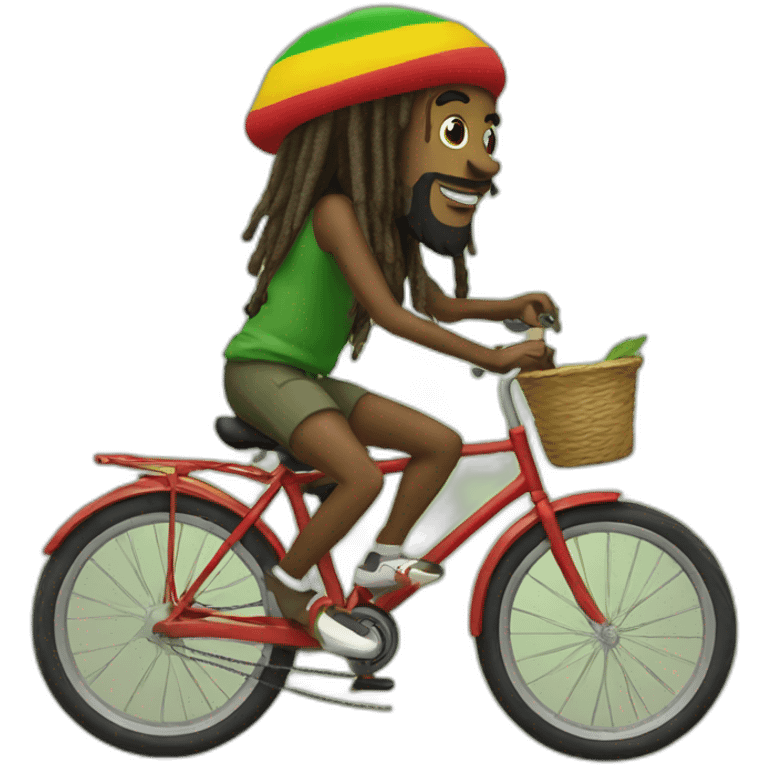 Rasta en bici emoji