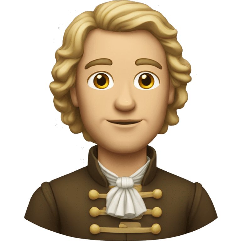 first american colonist, white male emoji