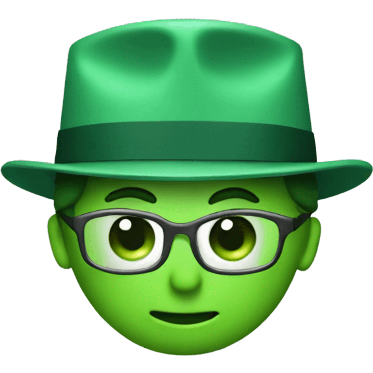 doctorhat in green emoji