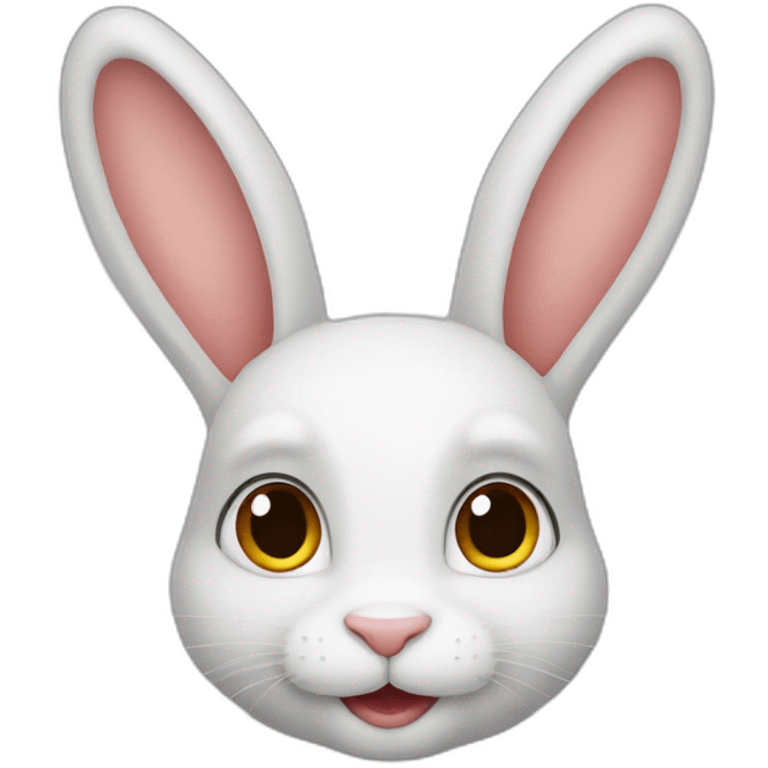 simple bunny emoji