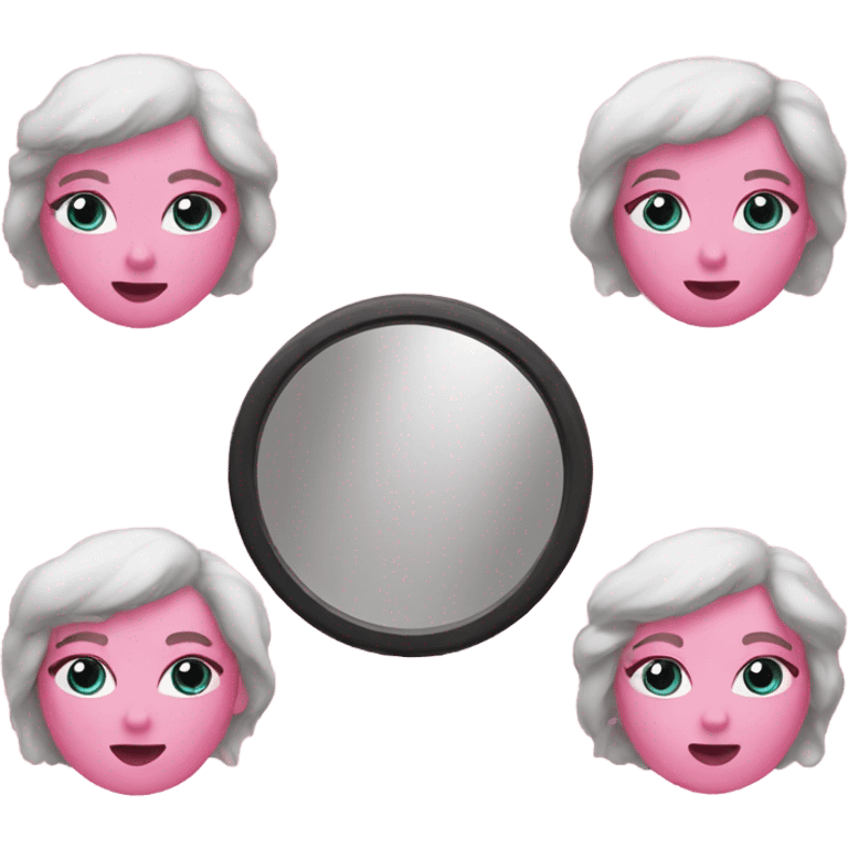 pink miror emoji