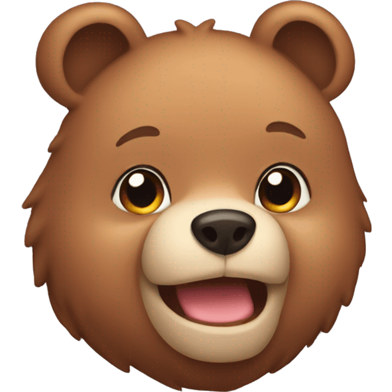 Cute bear emoji