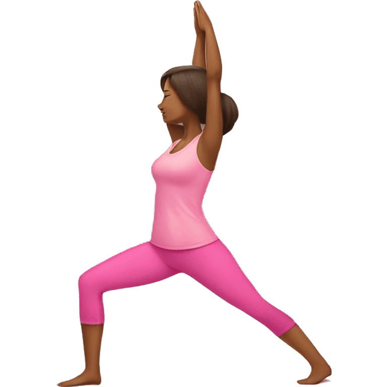 Pink yoga mat  emoji