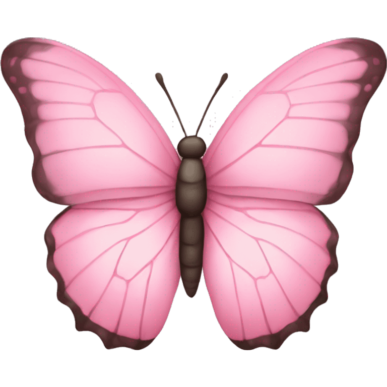 soft pink butterfly emoji