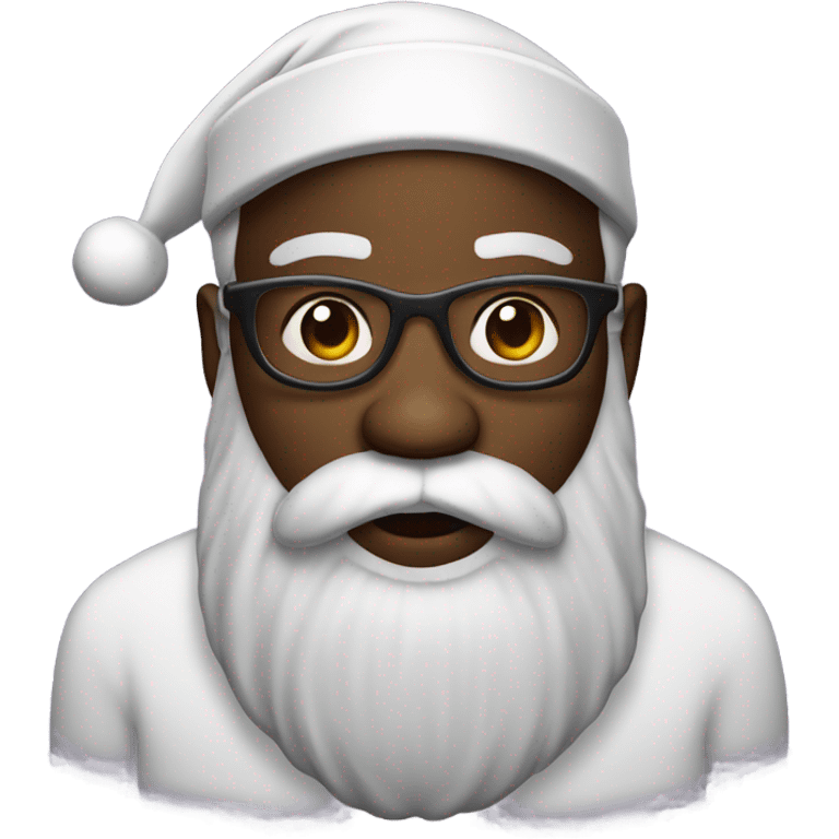 Black Santa Claus emoji