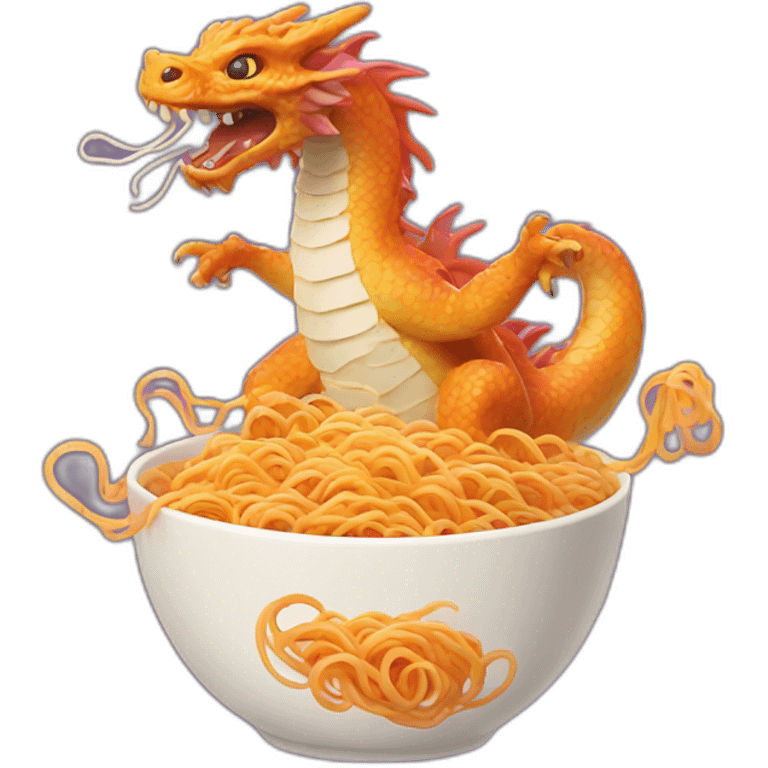 ramen dragon emoji