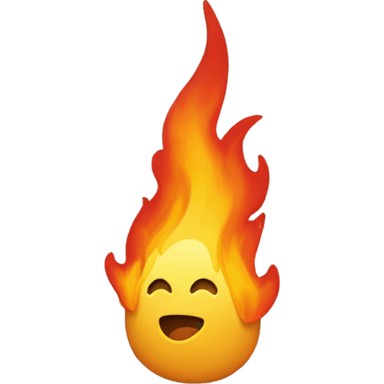 Linux on fire emoji