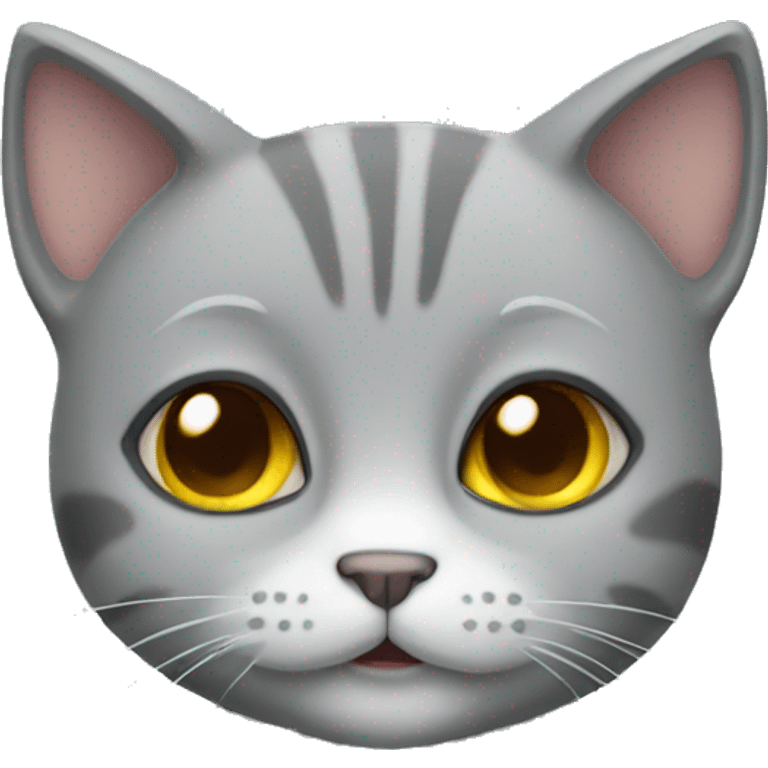 grey little cat emoji