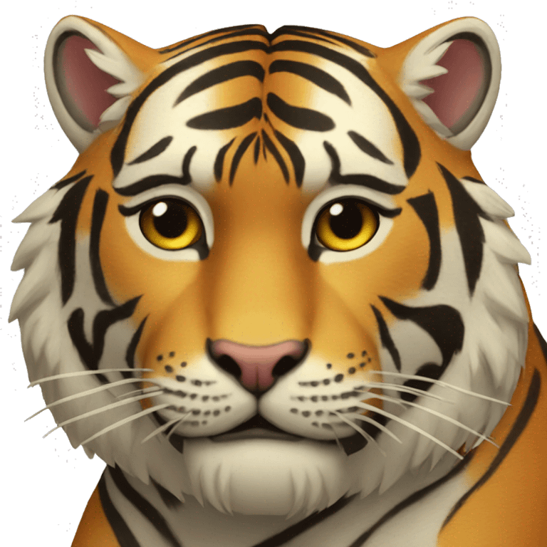 Tigre cansado emoji