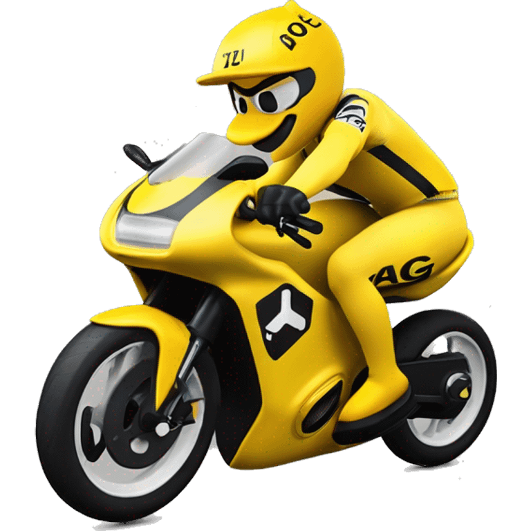 Pogacar en maillot jaune emoji