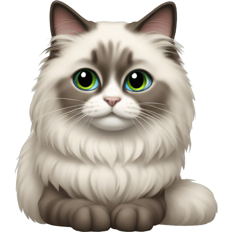 ragdoll cat  emoji