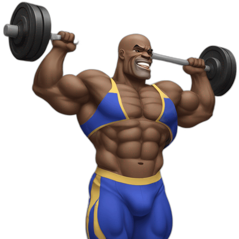 Ronnie coleman lifting emoji