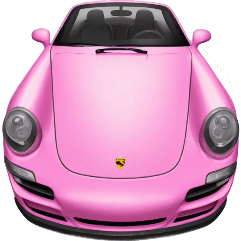 Pink porshe emoji