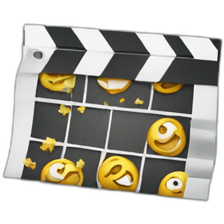 a filmstrip emoji