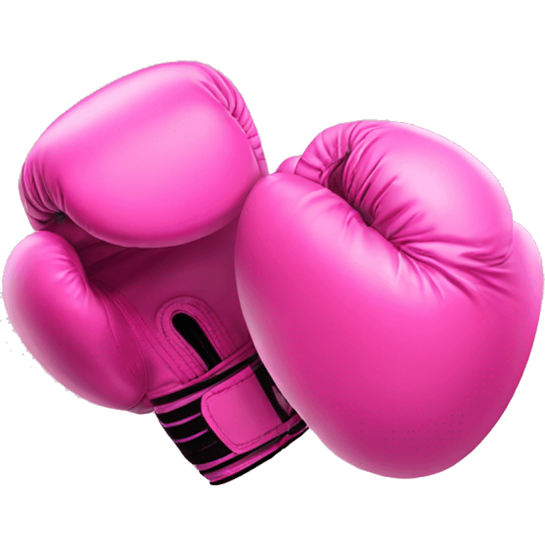 pink boxing gloves emoji