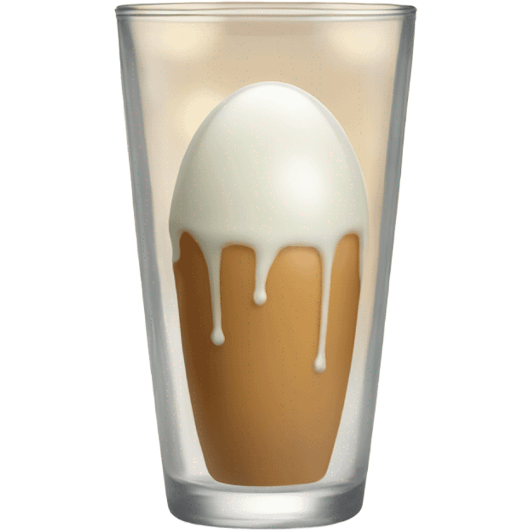 Moose egg nog glass from Christmas vacation emoji