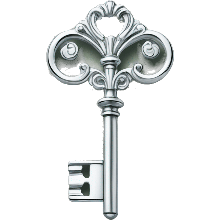 Tiffany victoria key silver emoji