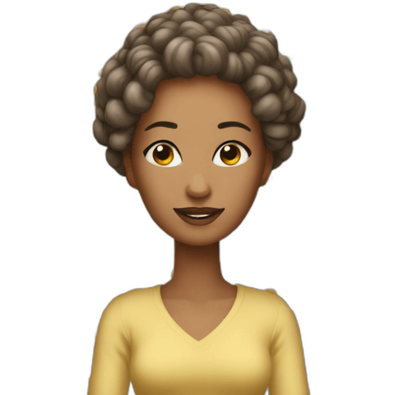 beautiful cray lady emoji