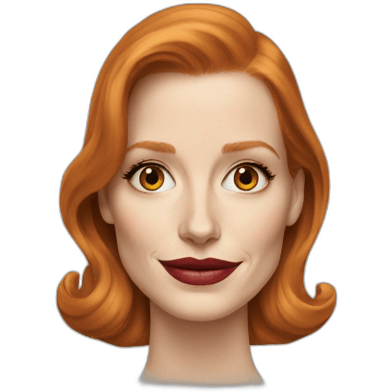 Jessica Chastain emoji