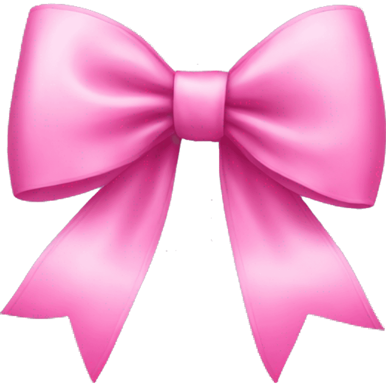 Pink pretty bow emoji