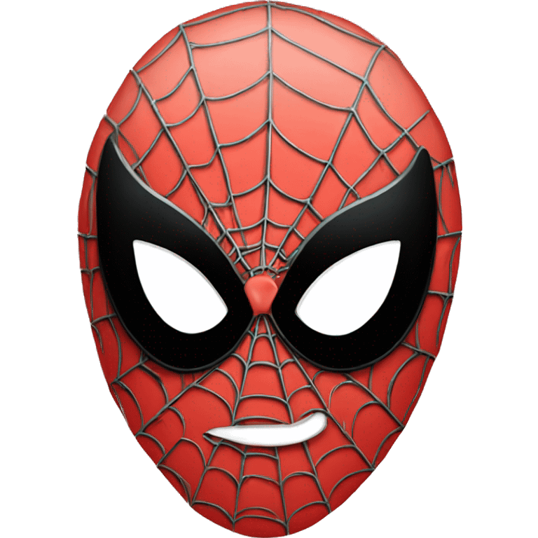 Spiderman face with MASK emoji