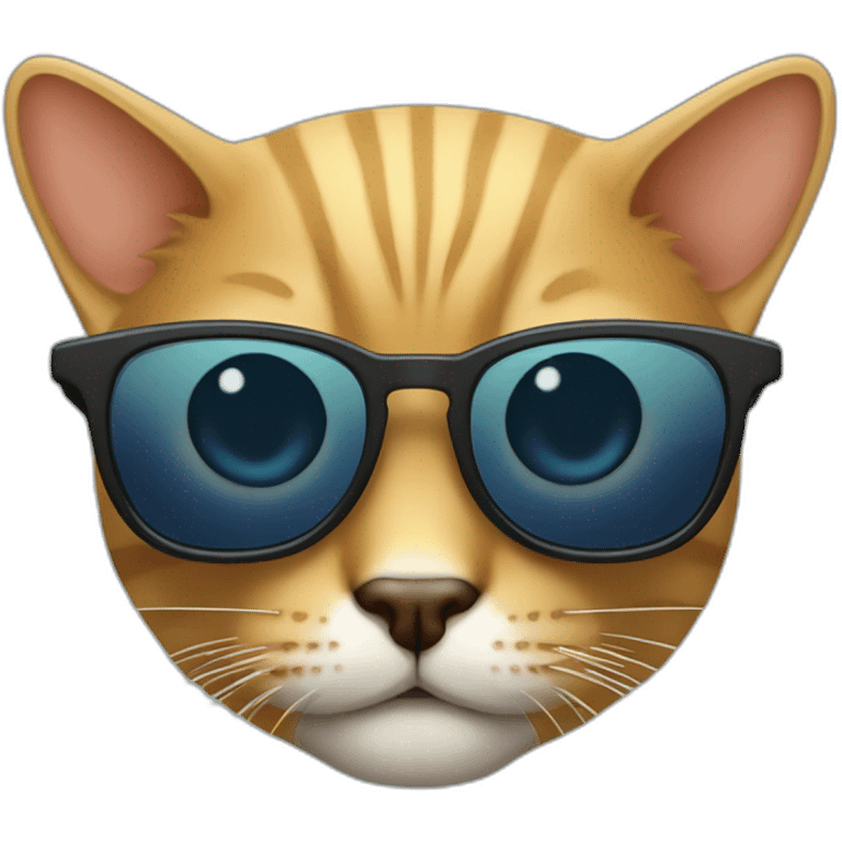 Gato con gafas de sol emoji