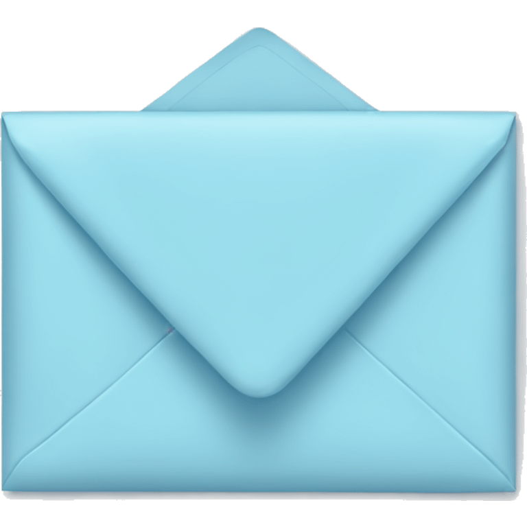 pastel blue envelope emoji