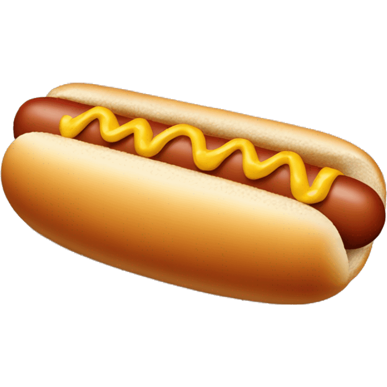 Hot dog emoji