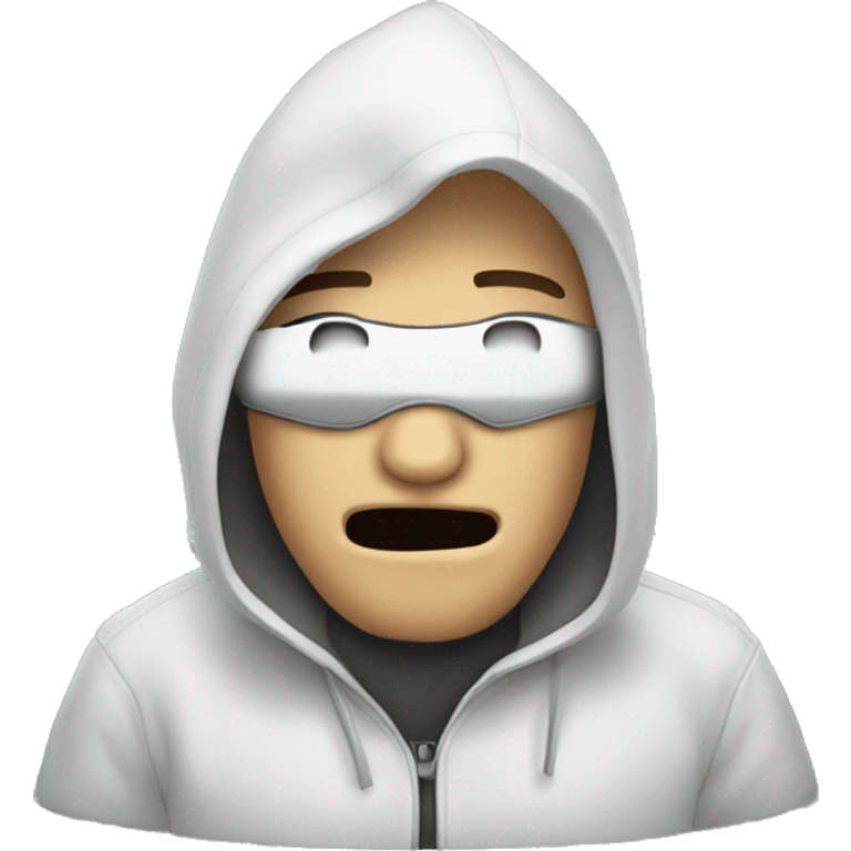 Hacker on computer emoji