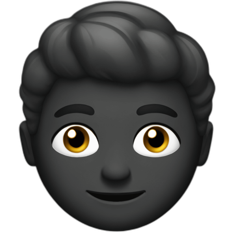 abanico negro emoji