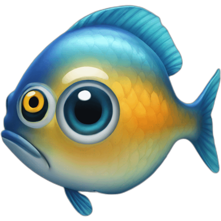 big eye fish emoji