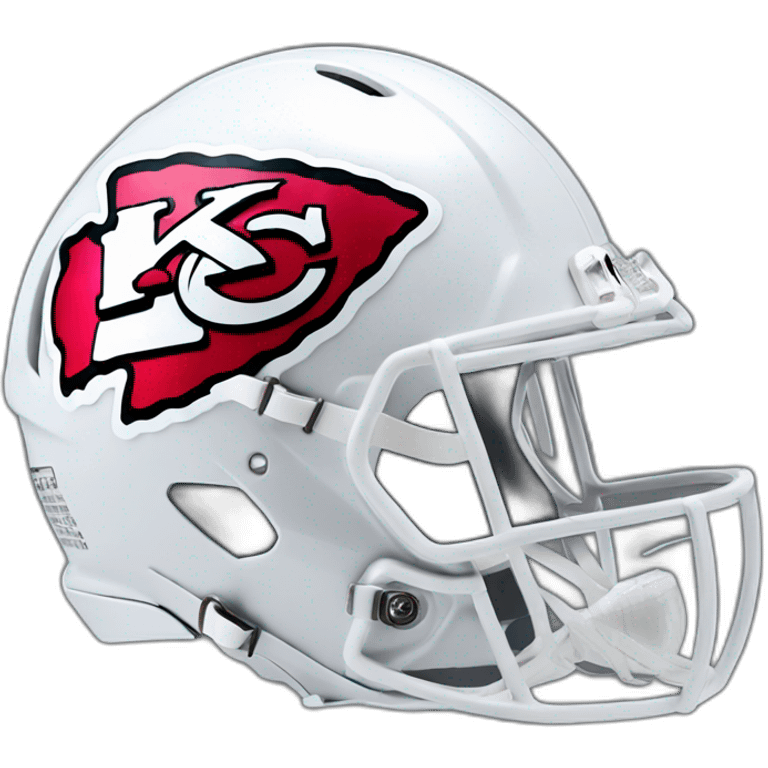 kansas city chiefs football helmet emoji