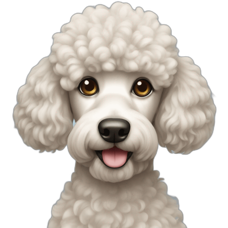 Poodle dog emoji