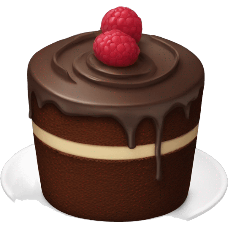 chocolate cake cup emoji