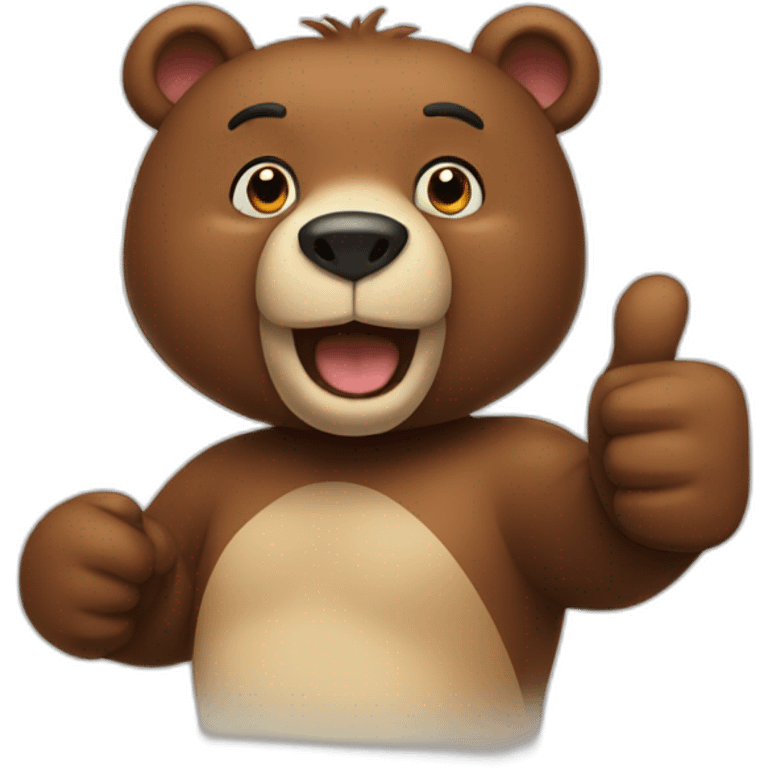 bear-thumbs-up emoji